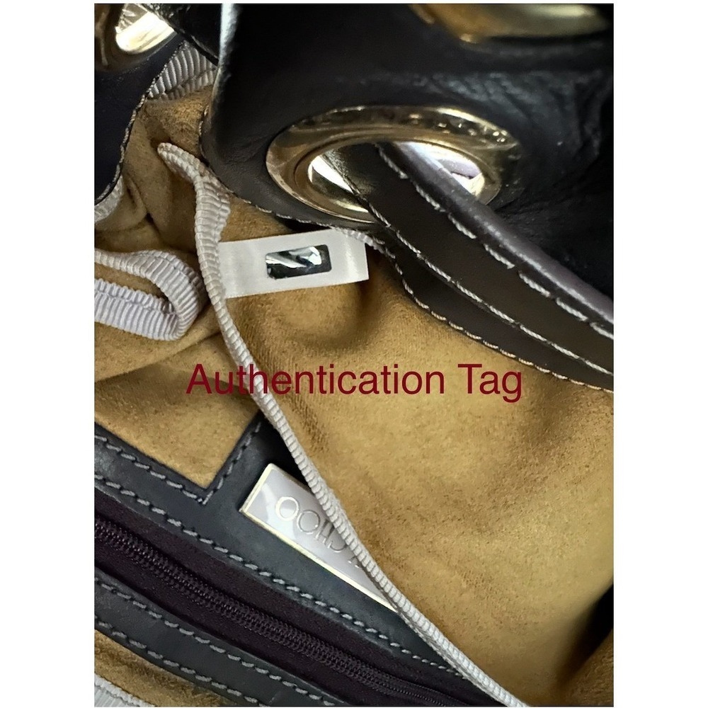 Jimmy Choo Ramona Shoulder Bag Taupe/Brown Patent Leather Made in Italy - Picture 4 of 15